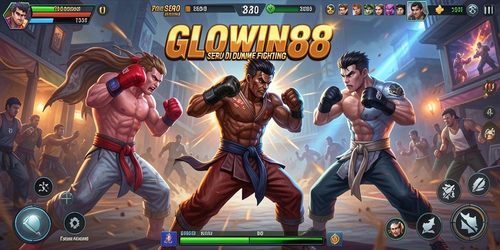 Screenshot GLOWIN88 menampilkan aksi pertarungan yang mendebarkan.