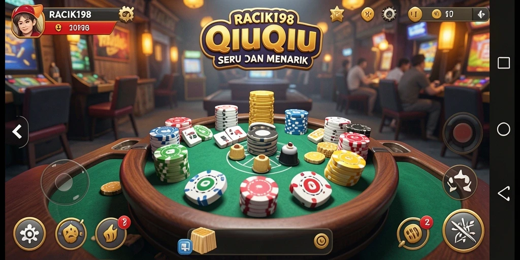 Screenshot gameplay QiuQiu seru di RACIK198.